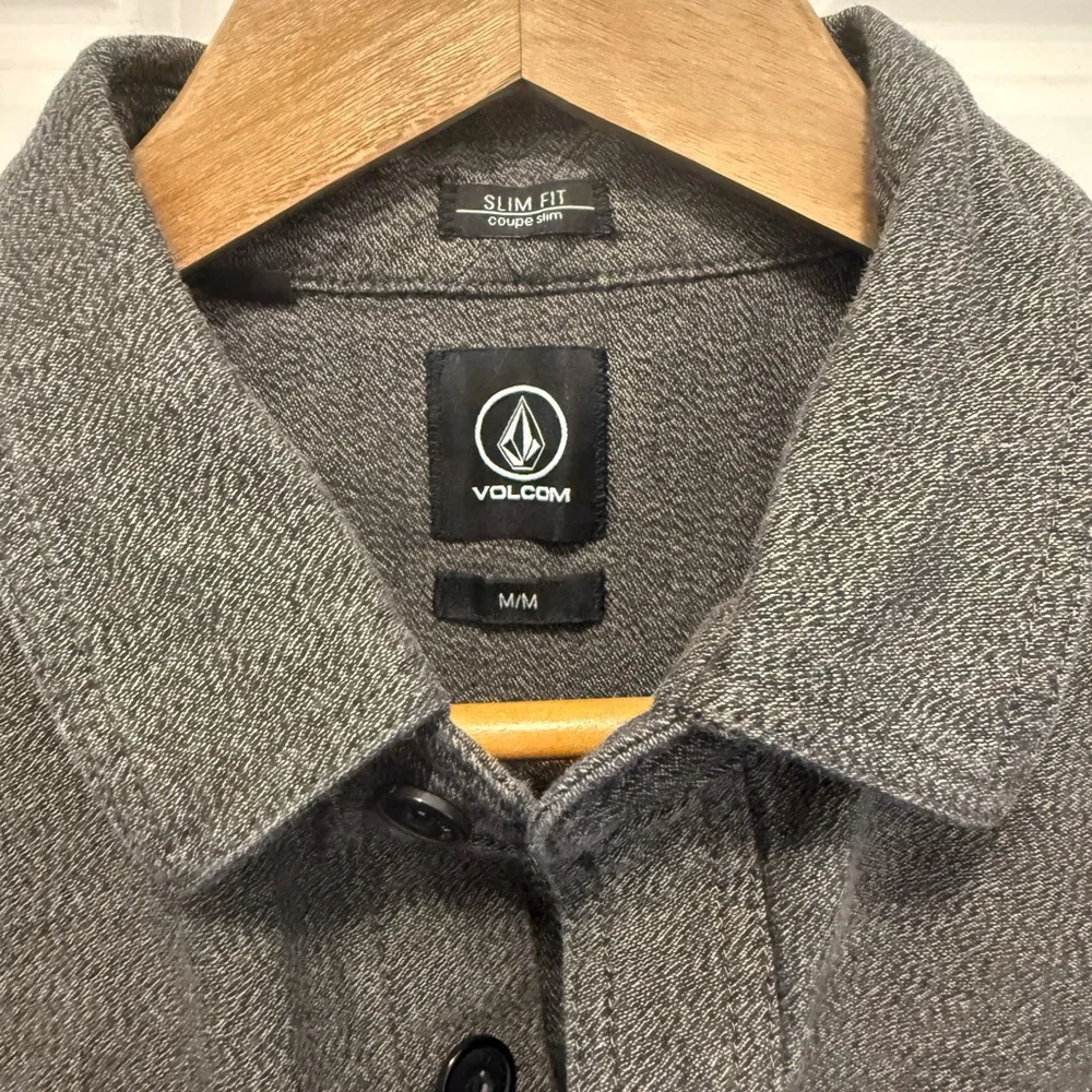 Volcom Charcoal Button-Down Shirt - Picture 2 of 5